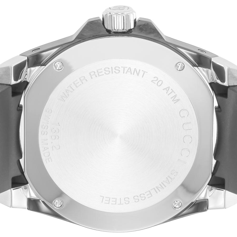 グッチ GUCCI メンズ 時計 DIVE ダイブ クォーツ ブラック YA136204A 時計 腕時計 ブランド 【ローン金利無料】 爆買の画像