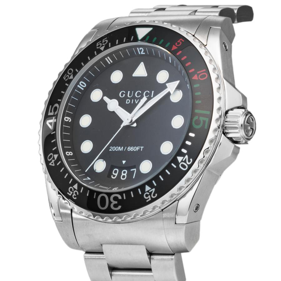 【当店限定】 グッチ GUCCI メンズ 時計 DIVE ダイブ クォーツ ブラック YA136208A 時計 爆買の画像