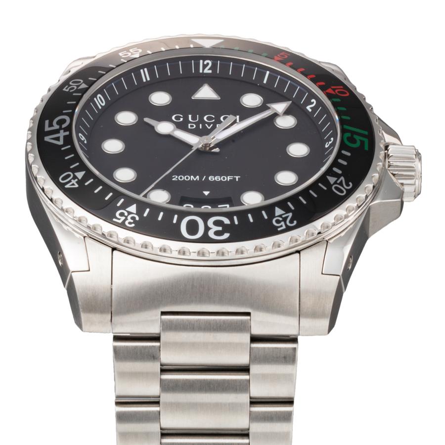 【当店限定】 グッチ GUCCI メンズ 時計 DIVE ダイブ クォーツ ブラック YA136208A 時計 爆買の画像