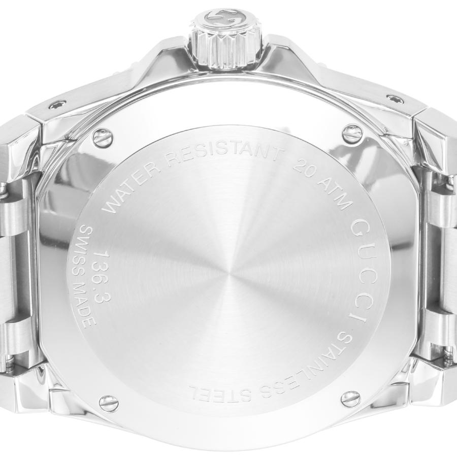 グッチ GUCCI メンズ 時計 DIVE ダイブ クォーツ ブラック YA136301A 時計 腕時計 ブランド 爆買の画像