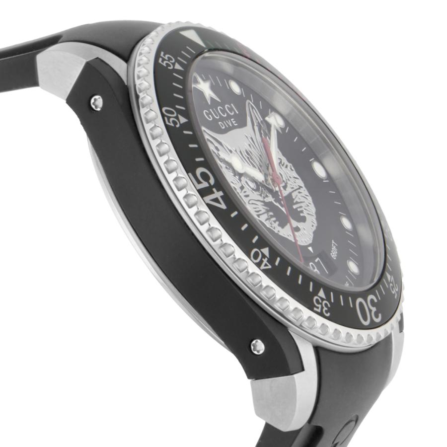 GUCCI（グッチ） メンズ 時計 DIVE ダイブ クォーツ ブラック YA136320