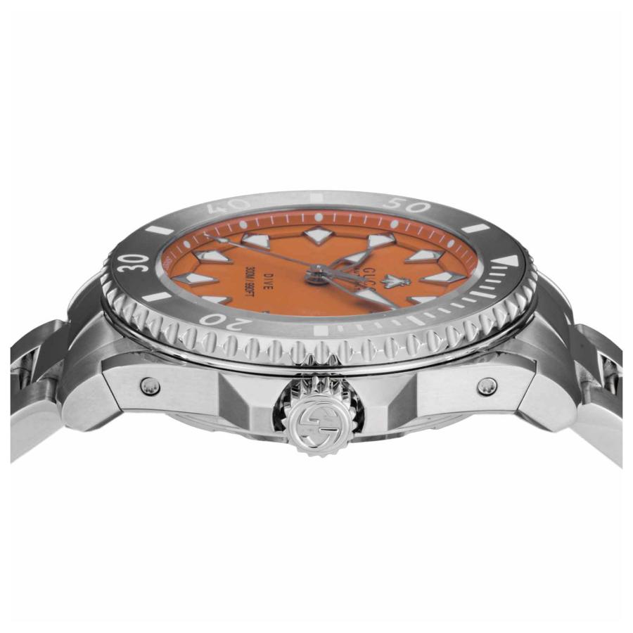 GUCCI（グッチ） DIVE 自動巻 メンズ オレンジ YA136355 時計 腕時計