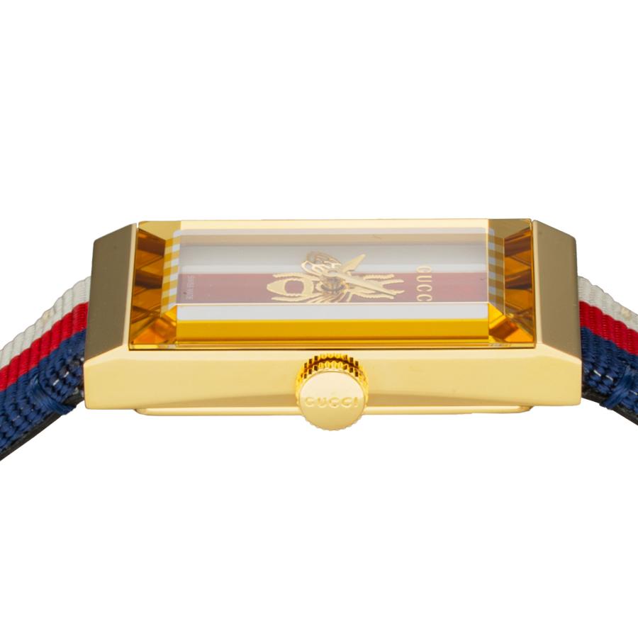 グッチ GUCCI レディース 時計 ジーフレーム G-Frame クォーツ マルチカラー YA147409A 爆買の画像