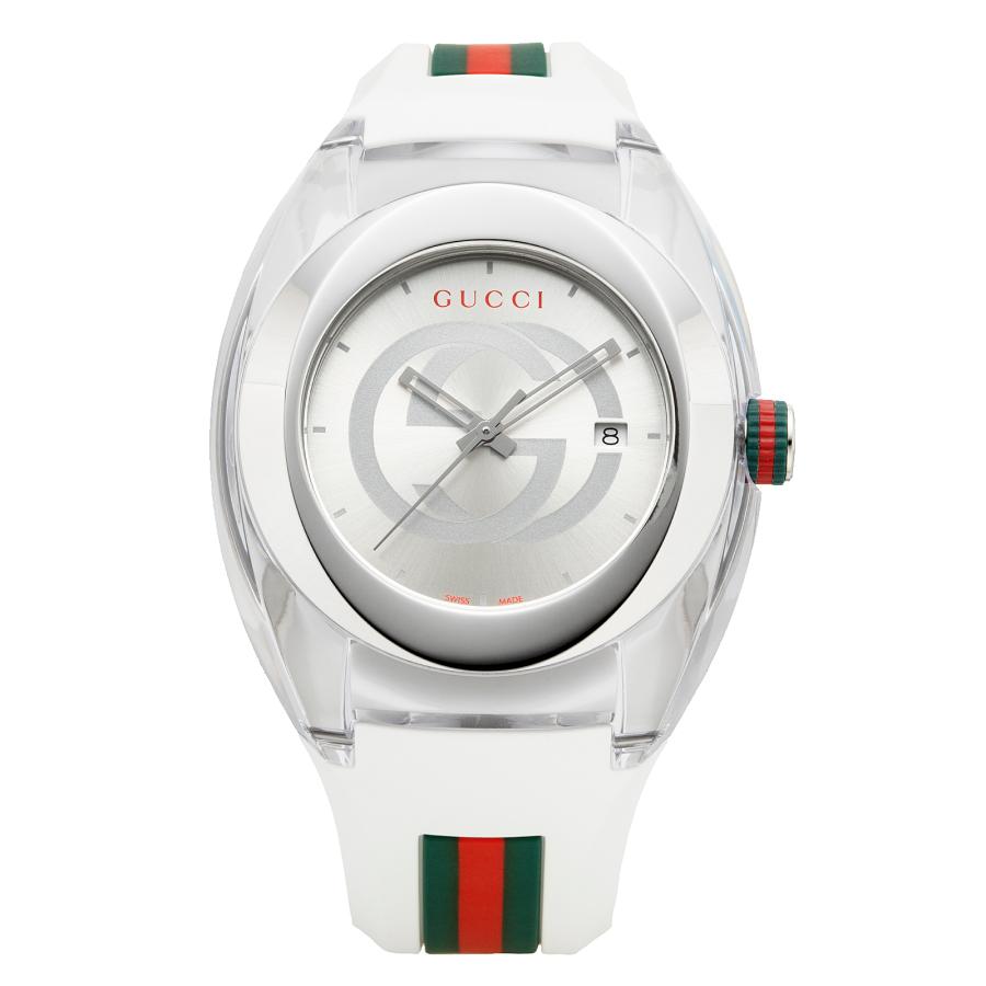 GUCCI シンク クオーツ ラバー腕時計 ホワイトラバー 箱付き 楽天市場】グッチ シンク 腕時計 GUCCI SYNC 時計 グッチ時計
