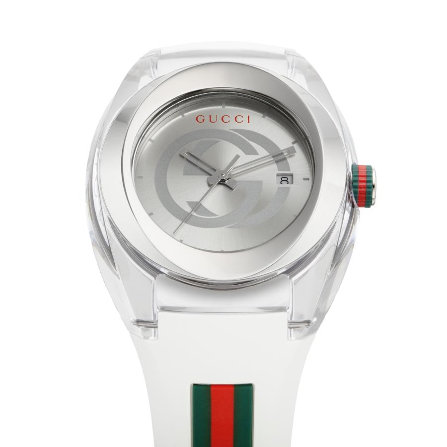 【OUTLET】グッチ GUCCI メンズ 時計 SYNC シンク クォーツ シルバー YA137102A 時計 腕時計 【箱不良】 爆買の画像