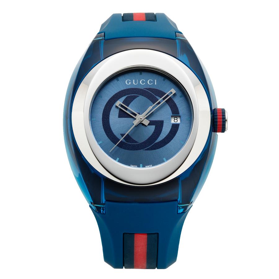 ☆訳あり☆グッチ GUCCI 腕時計 メンズ YA137104A シンク ブルー GUCCI（グッチ） 【OUTLET】グッチ メンズ 時計 SYNC シンク クォーツ