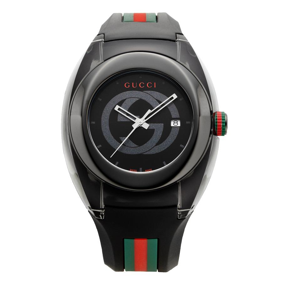 グッチ腕時計 GUCCI YA137107A　ベルト破損品 グッチ 時計 スイス製 メンズ 腕時計 ブランド YA137107A シンク
