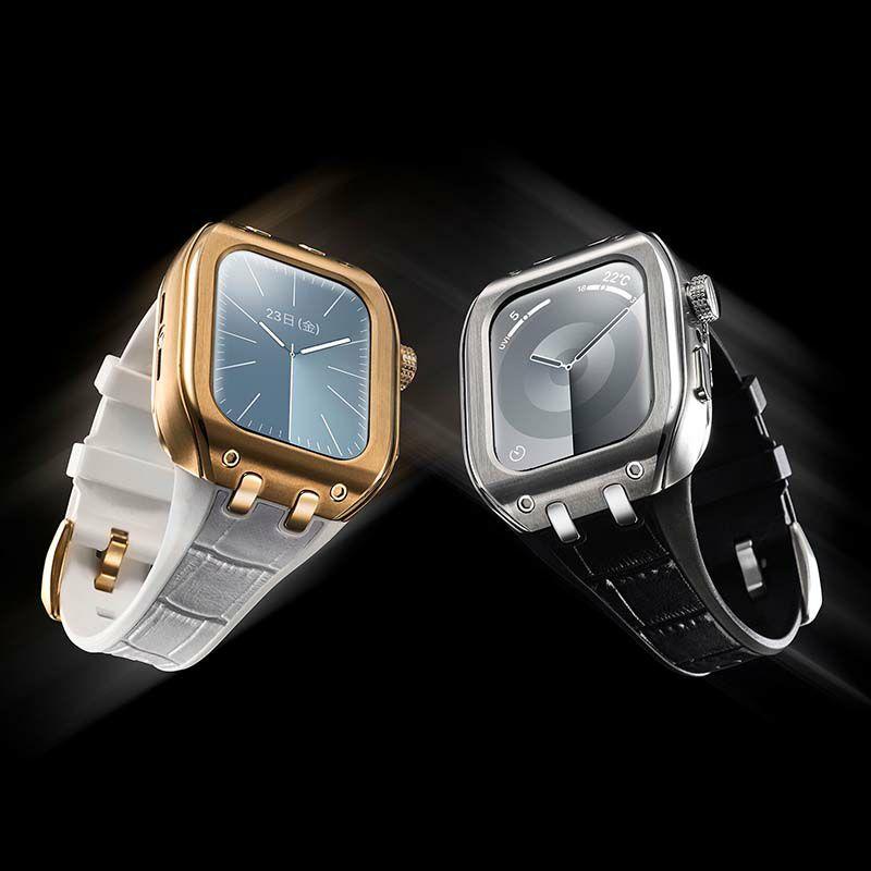 ハンブルリッチ Apple watch ケース 9/8/7 41mm対応 アップル ウォッチ カバー Apple Watch ケース 9/8/7対応