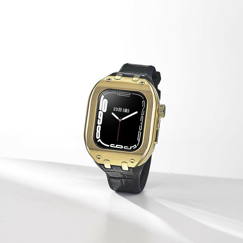 ハンブルリッチ Apple watch ケース 9/8/7 41mm対応 アップル ウォッチ カバー Apple Watch ケース 9/8/7対応