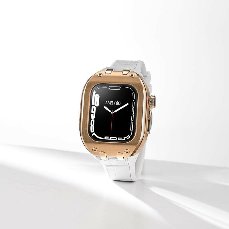 アップル ウォッチ カバー Apple Watch ケース 9!8!7対応 ハンブルリッチ IPcoating WBB0289-005 41mm メンズ レディース ユニセックスの画像