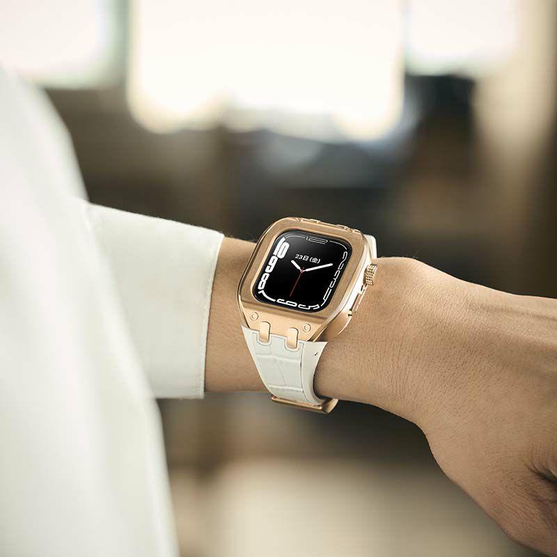 アップル ウォッチ カバー Apple Watch ケース 9!8!7対応 ハンブルリッチ IPcoating WBB0289-005 41mm メンズ レディース ユニセックスの画像