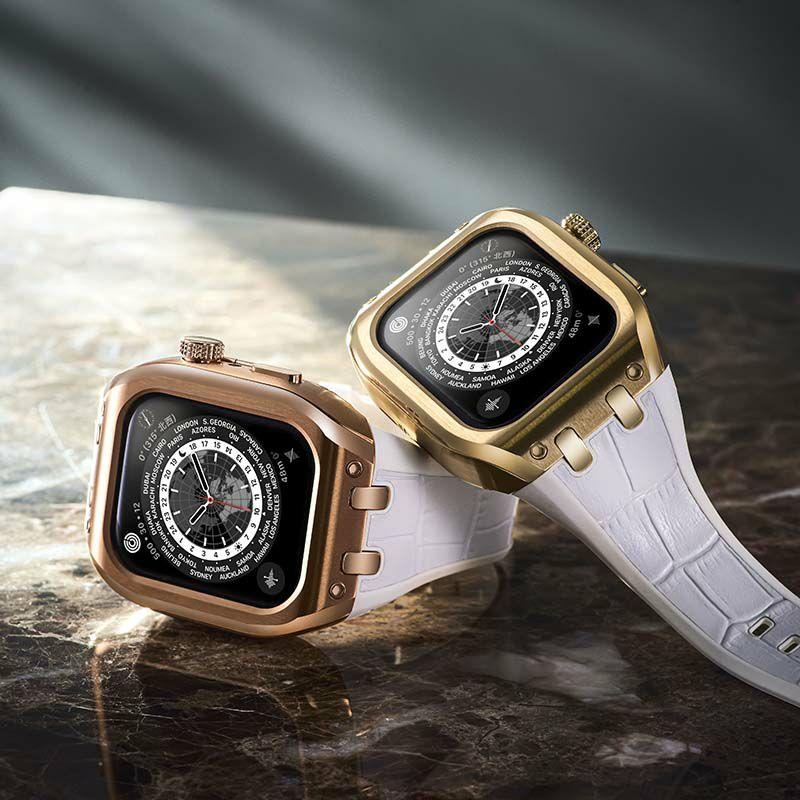 アップル ウォッチ カバー Apple Watch ケース 9!8!7対応 ハンブルリッチ IPcoating WBB0289-005 41mm メンズ レディース ユニセックスの画像