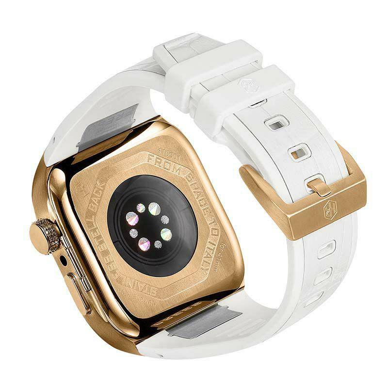 アップル ウォッチ カバー Apple Watch ケース 9!8!7対応 ハンブルリッチ IPcoating WBB0289-005 41mm メンズ レディース ユニセックスの画像