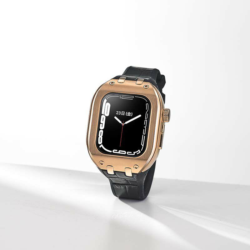 ハンブルリッチ Apple watch ケース 9/8/7 41mm対応 アップル ウォッチ カバー Apple Watch ケース 9/8/7対応