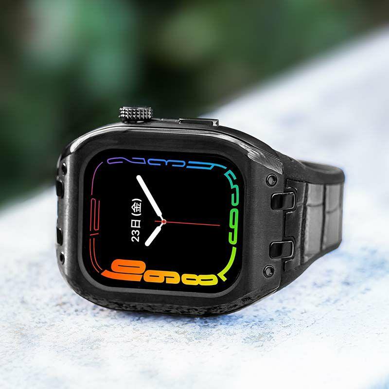 ハンブルリッチ Apple watch ケース 9/8/7 41mm対応 アップル ウォッチ カバー Apple Watch ケース 9/8/7対応