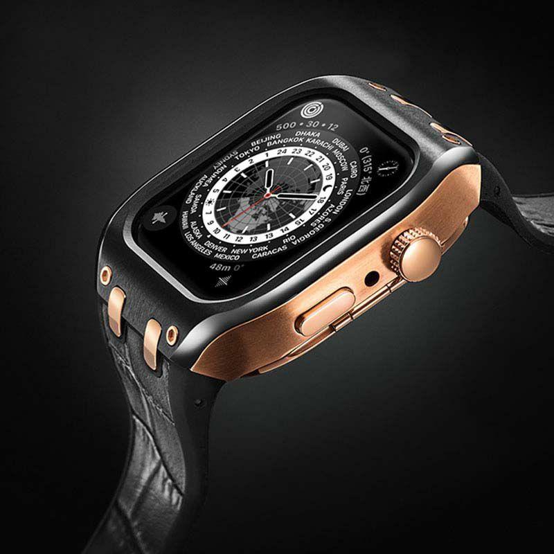 アップル ウォッチ カバー Apple Watch ケース 9!8!7対応 ハンブルリッチ IPcoating WBB0289-009 41mm メンズ レディース ユニセックスの画像