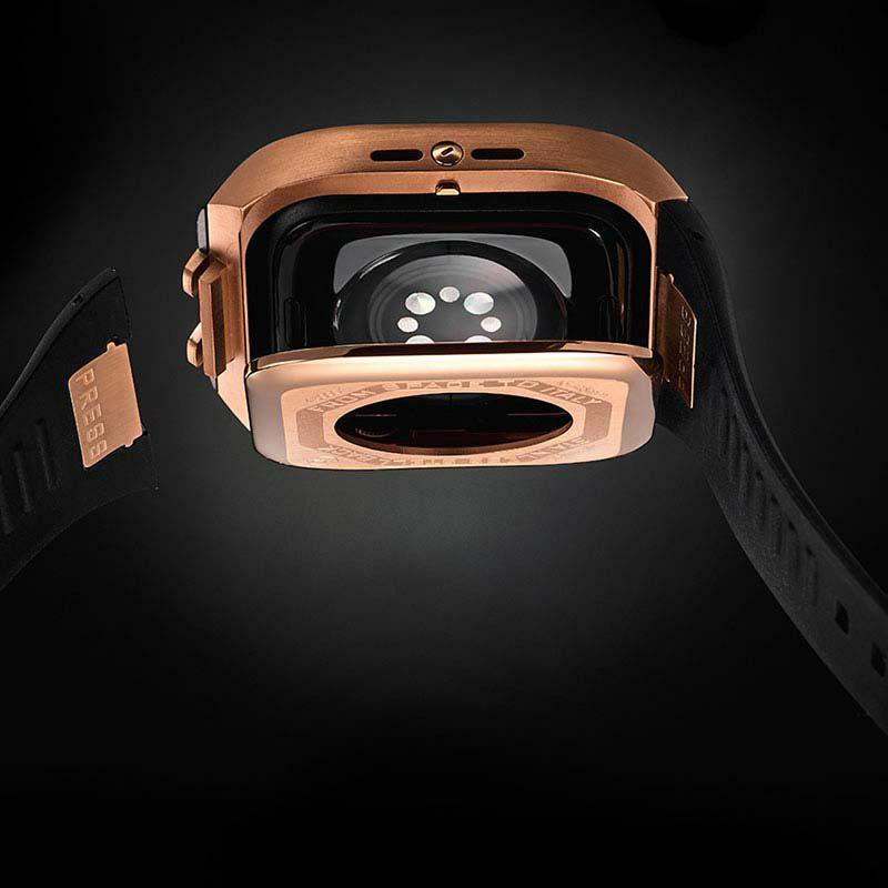 アップル ウォッチ カバー Apple Watch ケース 9!8!7対応 ハンブルリッチ IPcoating WBB0289-009 41mm メンズ レディース ユニセックスの画像