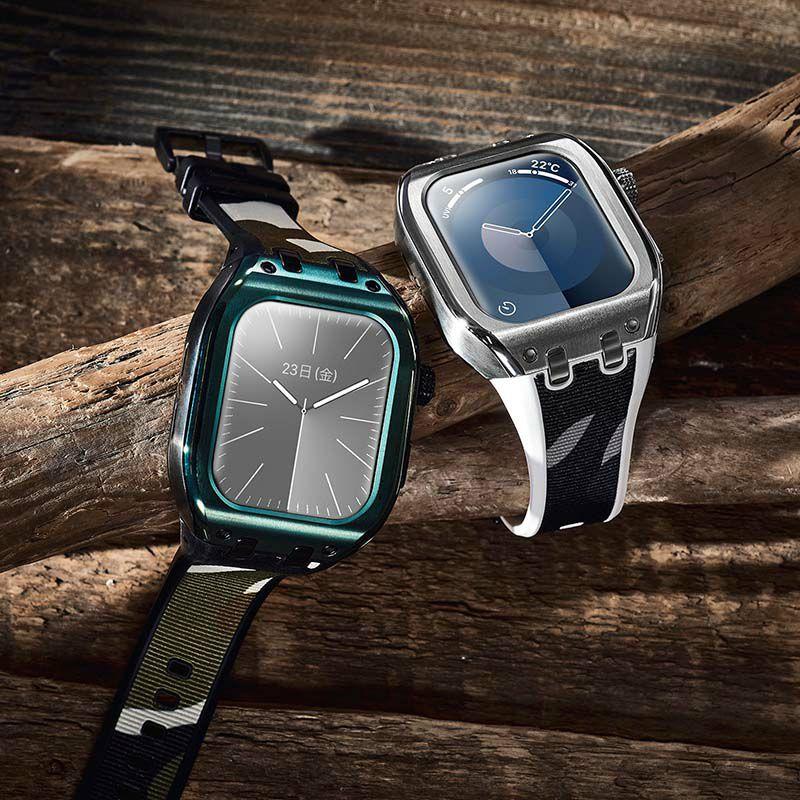 アップル ウォッチ カバー Apple Watch ケース 9!8!7対応 ハンブルリッチ SPORT WBB0289-012-A 41mm メンズ レディース ユニセックスの画像