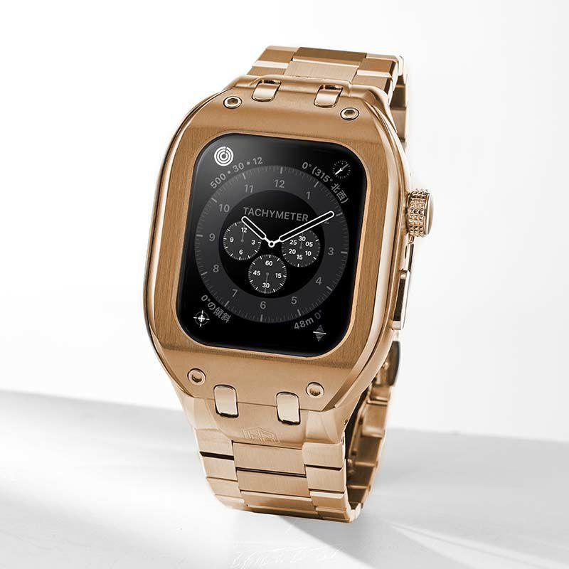 アップル ウォッチ カバー Apple Watch ケース 9!8!7対応 ハンブルリッチ CLASSIC METAL WBB0289-033 41mm メンズ レディースの画像