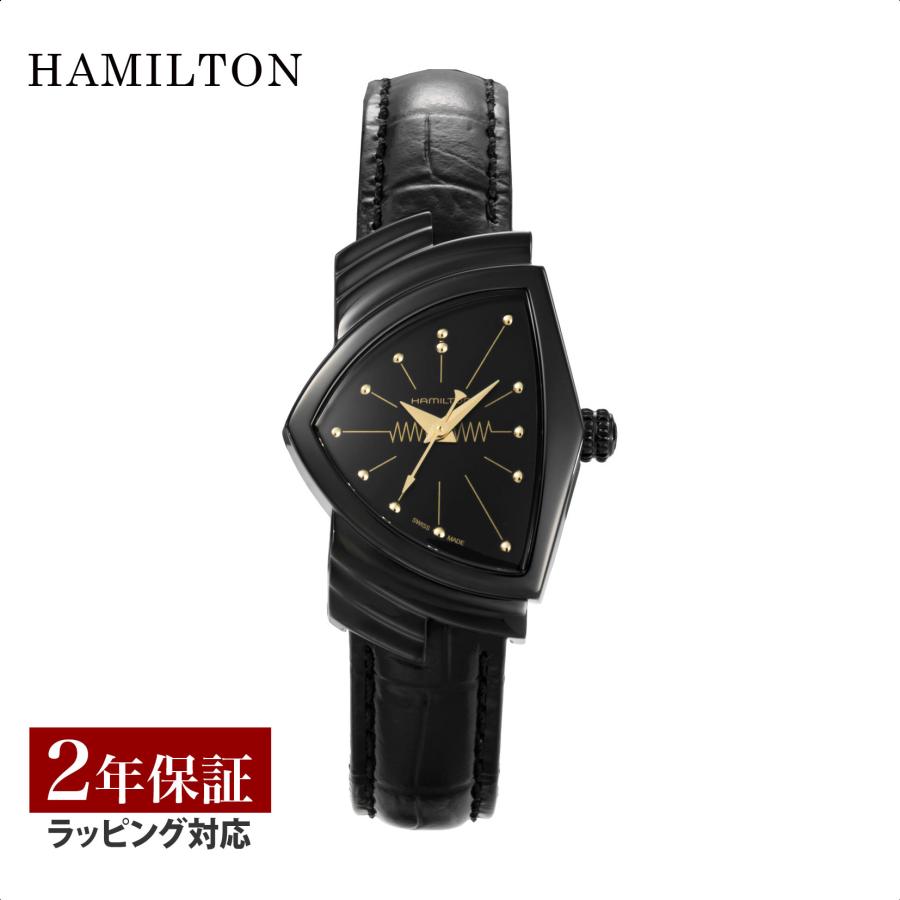 HAMILTON Ventura H24201730 腕時計　オールブラック HAMILTON（ハミルトン） VENTURA クォーツ ユニセックス ブラック