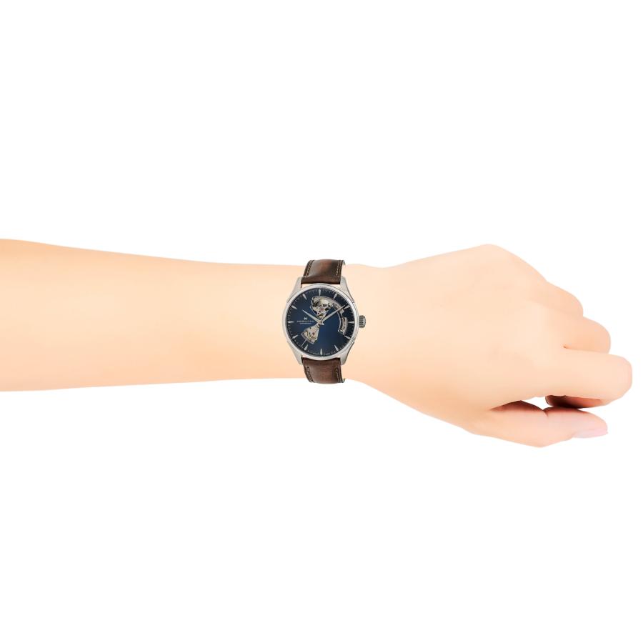 【ポイント最大12倍】ハミルトン HAMILTON メンズ 時計 オープンハート ジャズマスター 自動巻 ブルー H32675540 腕時計 高級腕時計 ブランド｜u-stream-watch｜02