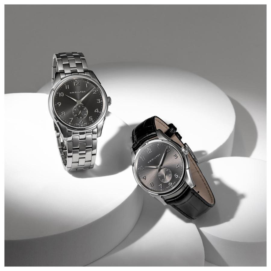 HAMILTON ハミルトン JAZZMASTER クォーツ メンズ ブラック H38411183 腕時計 高級 爆買の画像
