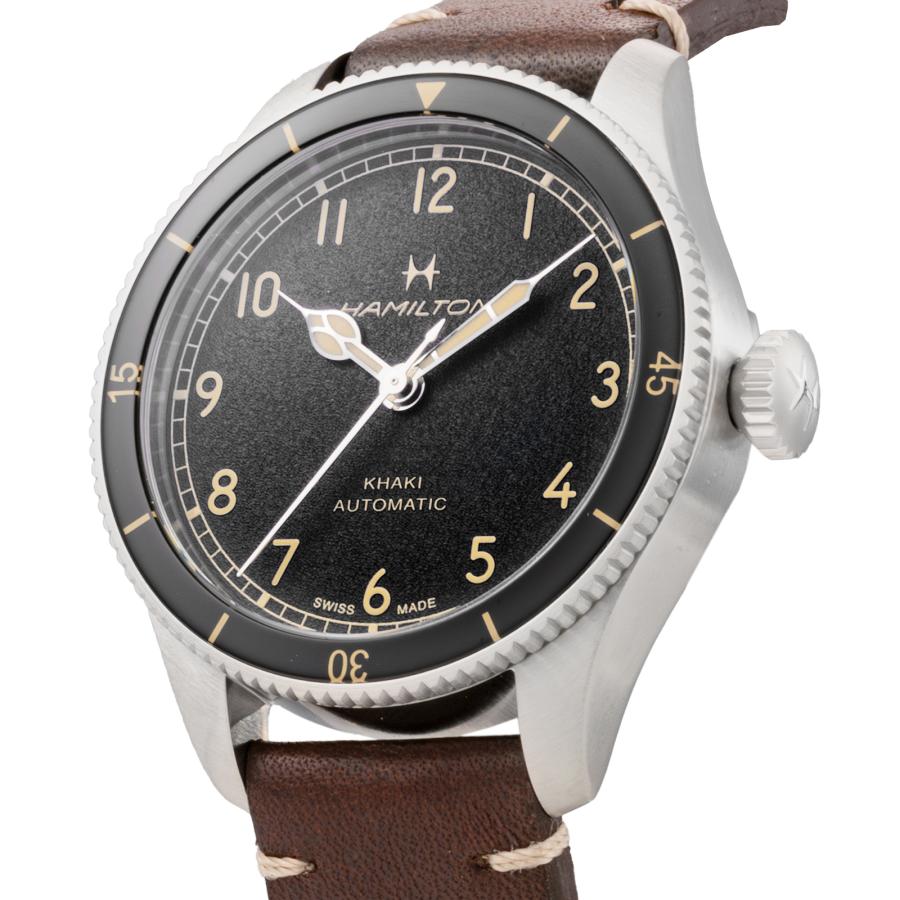 ハミルトン HAMILTON メンズ カーキアビエーション 自動巻 ブラック H76205530 時計 腕時計 高級腕時計 ブランド｜u-stream-watch｜02