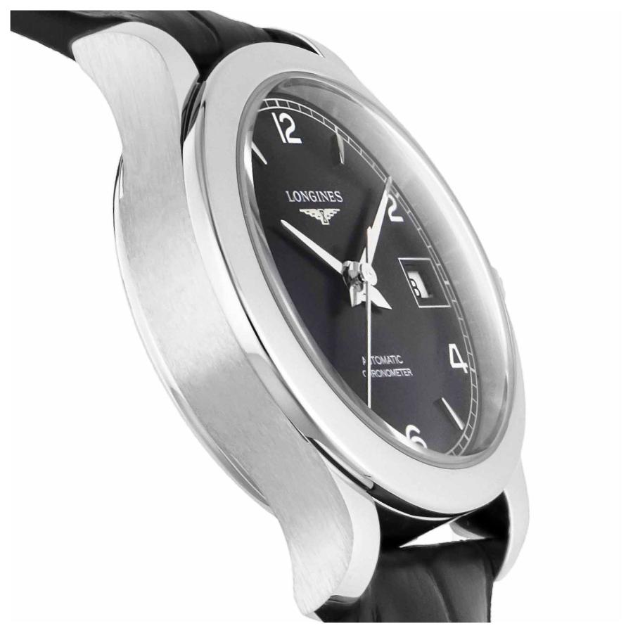LONGINES ロンジン RECORD 自動巻 レディース ブラック L2.320.4.56.2 時計 腕時計 高級腕時計 ブランド 爆買の画像