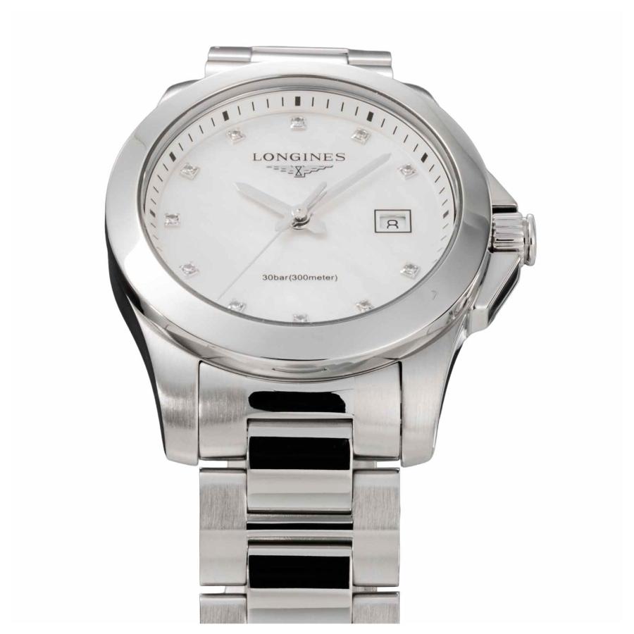 LONGINES ロンジン CONQUEST クォーツ レディース ホワイトパール L3.376.4.87.6 時計 腕時計 高級腕時計 ブランド 爆買の画像