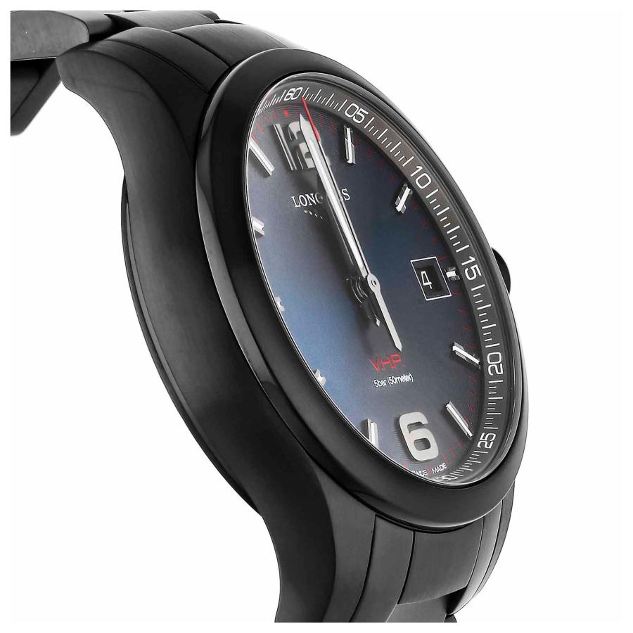 LONGINES ロンジン CONQUEST V.H.P クォーツ メンズ ブルー L3.716.2.96.6 時計 腕時計 高級腕時計 ブランド 爆買の画像