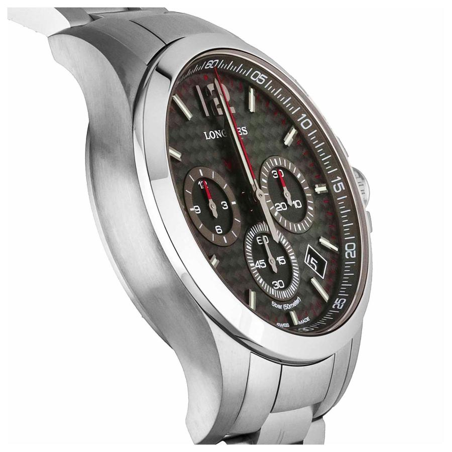 LONGINES ロンジン CONQUEST V.H.P クォーツ メンズ ブラック L3.717.4.66.6 時計 腕時計 高級腕時計 ブランド 爆買の画像
