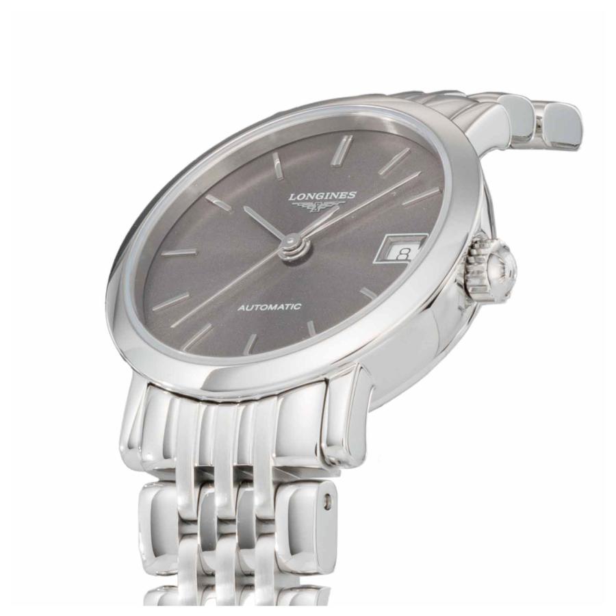 LONGINES ロンジン ELEGANT 自動巻 レディース グレー L4.309.4.72.6 時計 腕時計 高級腕時計 ブランド 爆買の画像