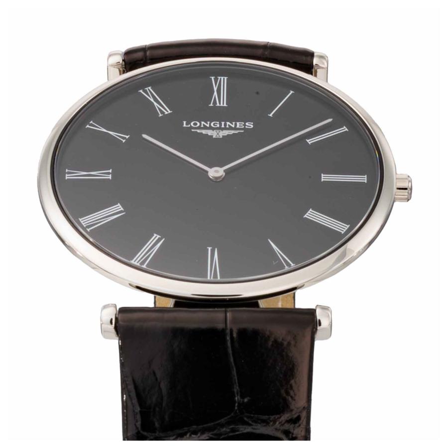 LONGINES ロンジン LA GRANDE CLASSIQUE クォーツ メンズ ブラック L4.766.4.51.2 時計 腕時計 高級腕時計 ブランド 爆買の画像