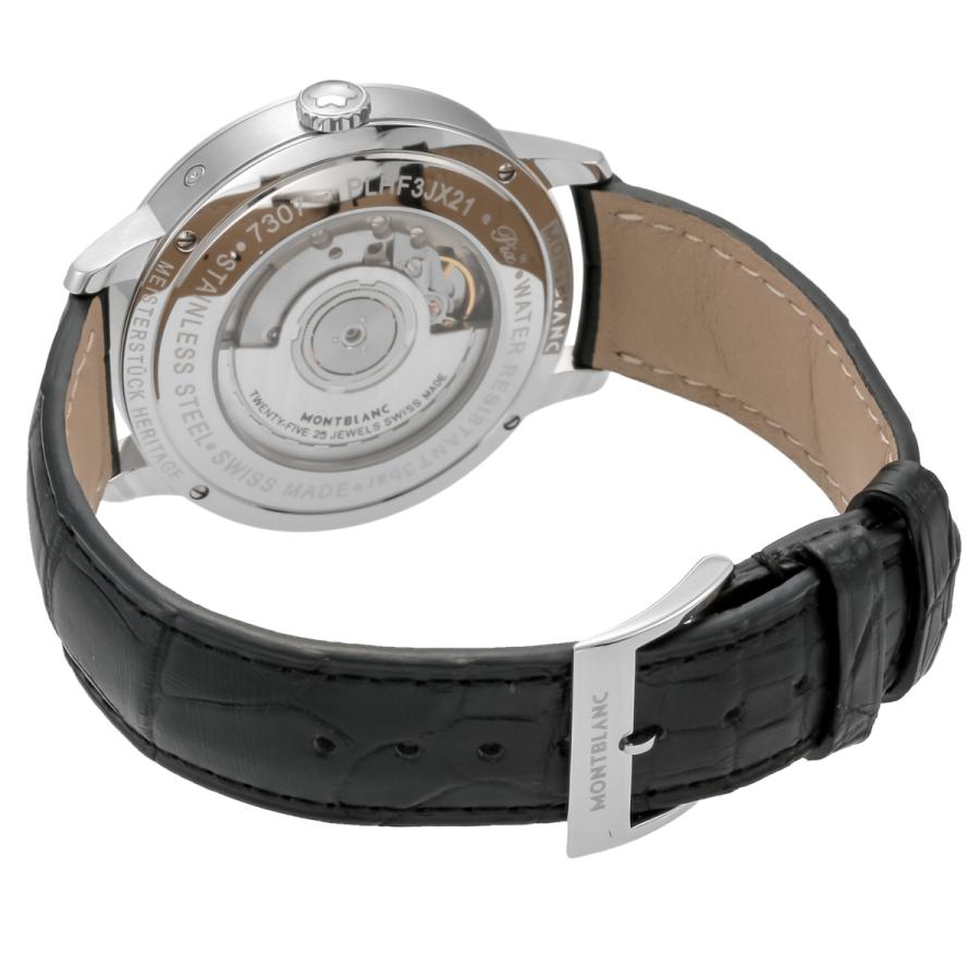 Montblanc モンブラン Heritage ヘリテージ メンズ 自動巻 シルバー 110715 時計 腕時計 高級腕時計 ブランド｜u-stream-watch｜05