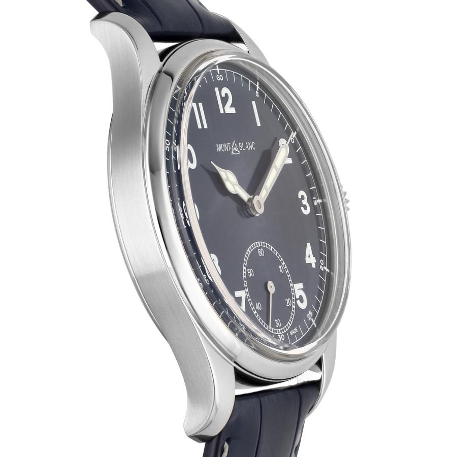 Montblanc モンブラン 1858 手巻き メンズ ブルー 113702 時計 腕時計 高級腕時計 ブランド｜u-stream-watch｜03