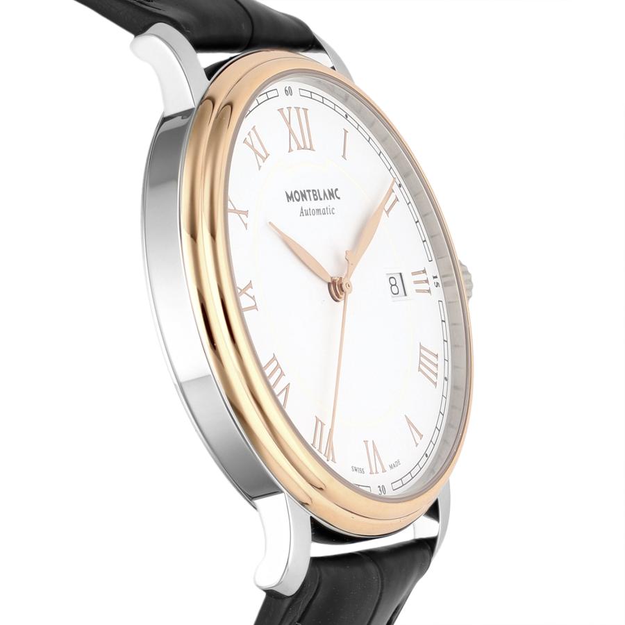 【OUTLET】 モンブラン Montblanc メンズ 時計 TRADITION トラディション 自動巻 シルバー 114336 【箱無し】 爆買の画像