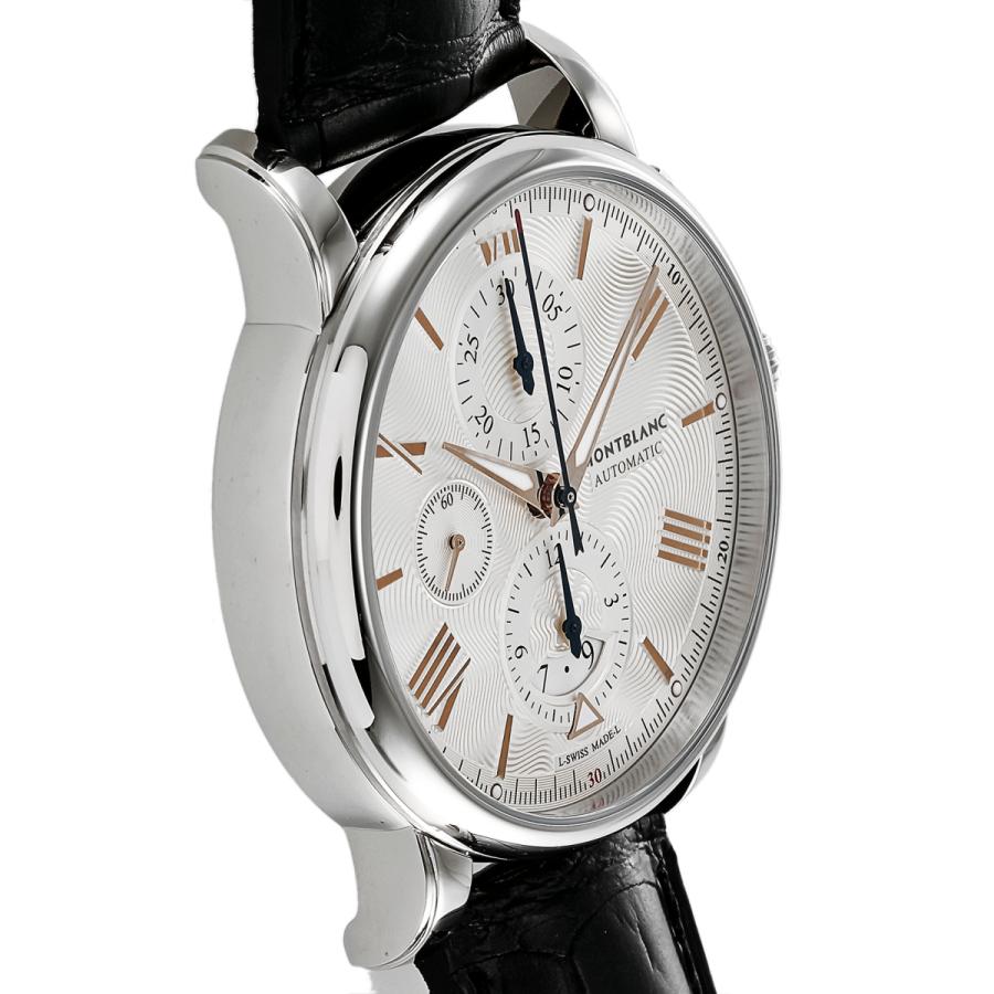 Montblanc モンブラン 2810 メンズ 自動巻 シルバー 112855 時計 腕時計 高級腕時計 ブランド｜u-stream-watch｜03