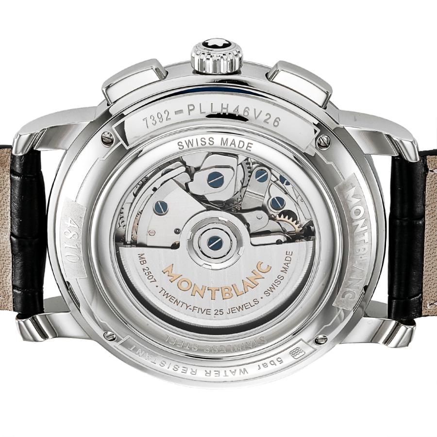 Montblanc モンブラン 2810 メンズ 自動巻 シルバー 112855 時計 腕時計 高級腕時計 ブランド｜u-stream-watch｜06