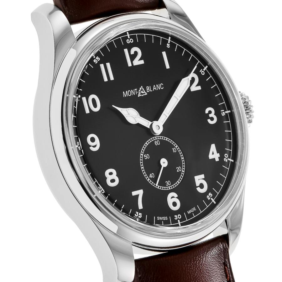 MONTBLANC 自動巻き腕時計 ブラック MONTBLANC（筆記具、時計） 【OUTLET】 モンブラン Montblanc