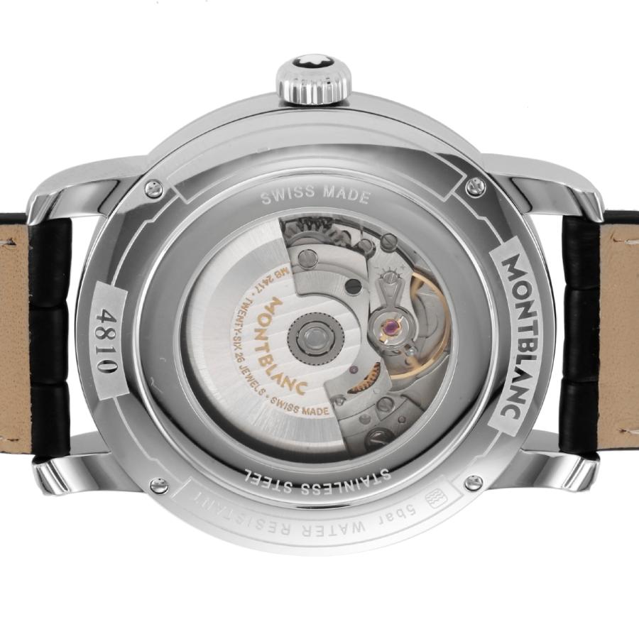 【OUTLET】 モンブラン Montblanc メンズ 時計 4810 自動巻 ブラック 115122 時計 高級 【箱無し】 爆買の画像
