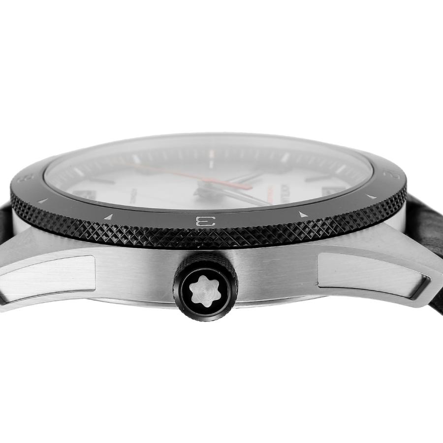 【OUTLET】 モンブラン Montblanc メンズ 時計 TIME WALKER タイムウォーカー 自動巻 シルバー 116058 時計 【箱無し】 爆買の画像
