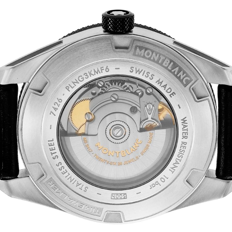 【OUTLET】 モンブラン Montblanc メンズ 時計 TIME WALKER タイムウォーカー 自動巻 シルバー 116058 時計 【箱無し】 爆買の画像