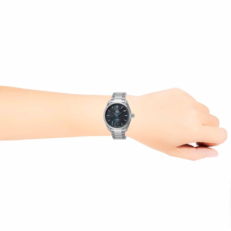 【28日は最大16倍】オメガ OMEGA メンズ 時計 SEAMASTER AQUA TERRA シーマスター アクアテラ150m コーアクシャル自動巻 ブルー 220.10.41.21.03.002 腕時計｜u-stream-watch｜02