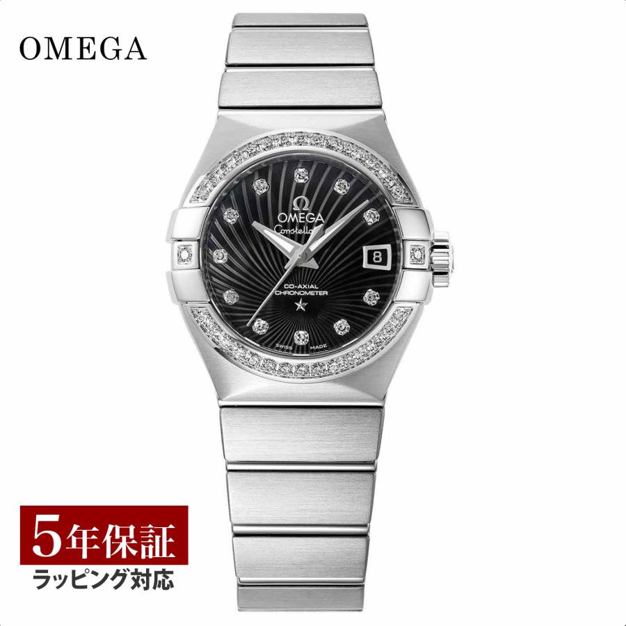 OMEGA レディース 時計 ホワイト/ブラック