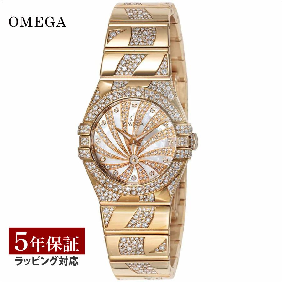 【新品】オメガ OMEGA 腕時計 レディース 123.55.27.60.55.011 コンステレーション クオーツ ホワイトxレッドゴールド アナログ表示 OMEGA - 【新品】オメガ OMEGA 腕時計 レディース 123.55.27.60.55.011