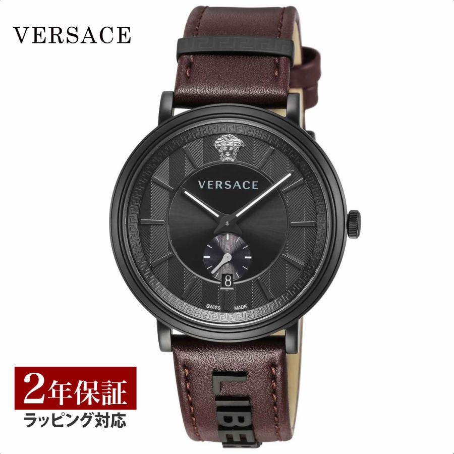 VERSACE ヴェルサーチェ V-Circlr ブイサークル メンズ クォーツ ブラック VBQ020017 腕時計 :VS