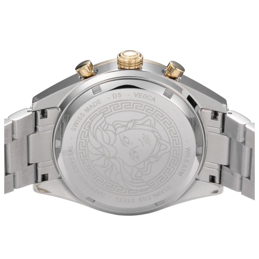 VERSACE ヴェルサーチェ V-CODE CHRONO クォーツ メンズ グリーン VE0CA0324 腕時計 高級 爆買の画像