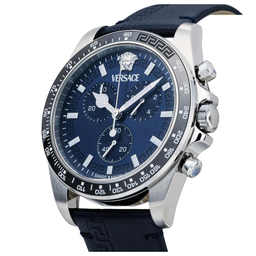 VERSACE ヴェルサーチェ Speedmaster クォーツ メンズ ネイビー VE0H00125 時計 腕時計 高級腕時計 ブランド 爆買の画像