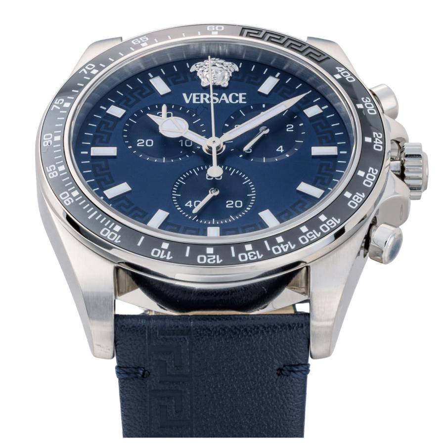VERSACE ヴェルサーチェ Speedmaster クォーツ メンズ ネイビー VE0H00125 時計 腕時計 高級腕時計 ブランド 爆買の画像