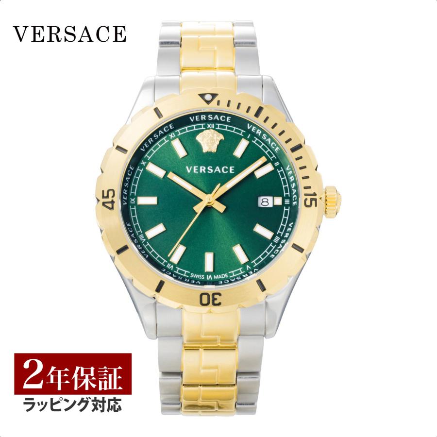 VERSACE ヴェルサーチェ HELLENYIUM クォーツ メンズ グリーン VE3A00720 腕時計 高級 爆買
